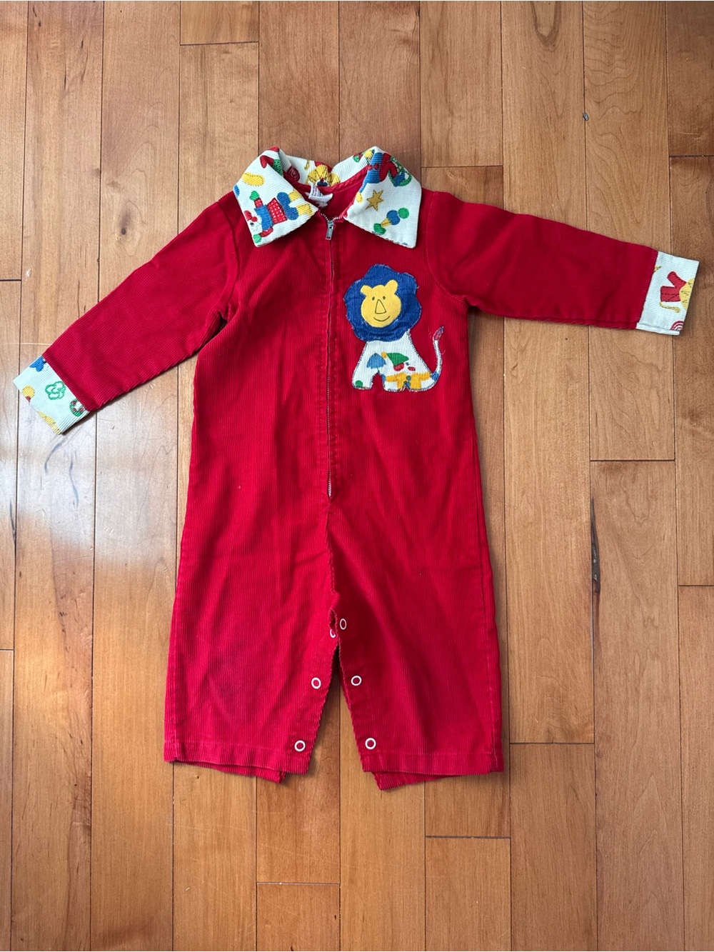 Vintage Corduroy Romper